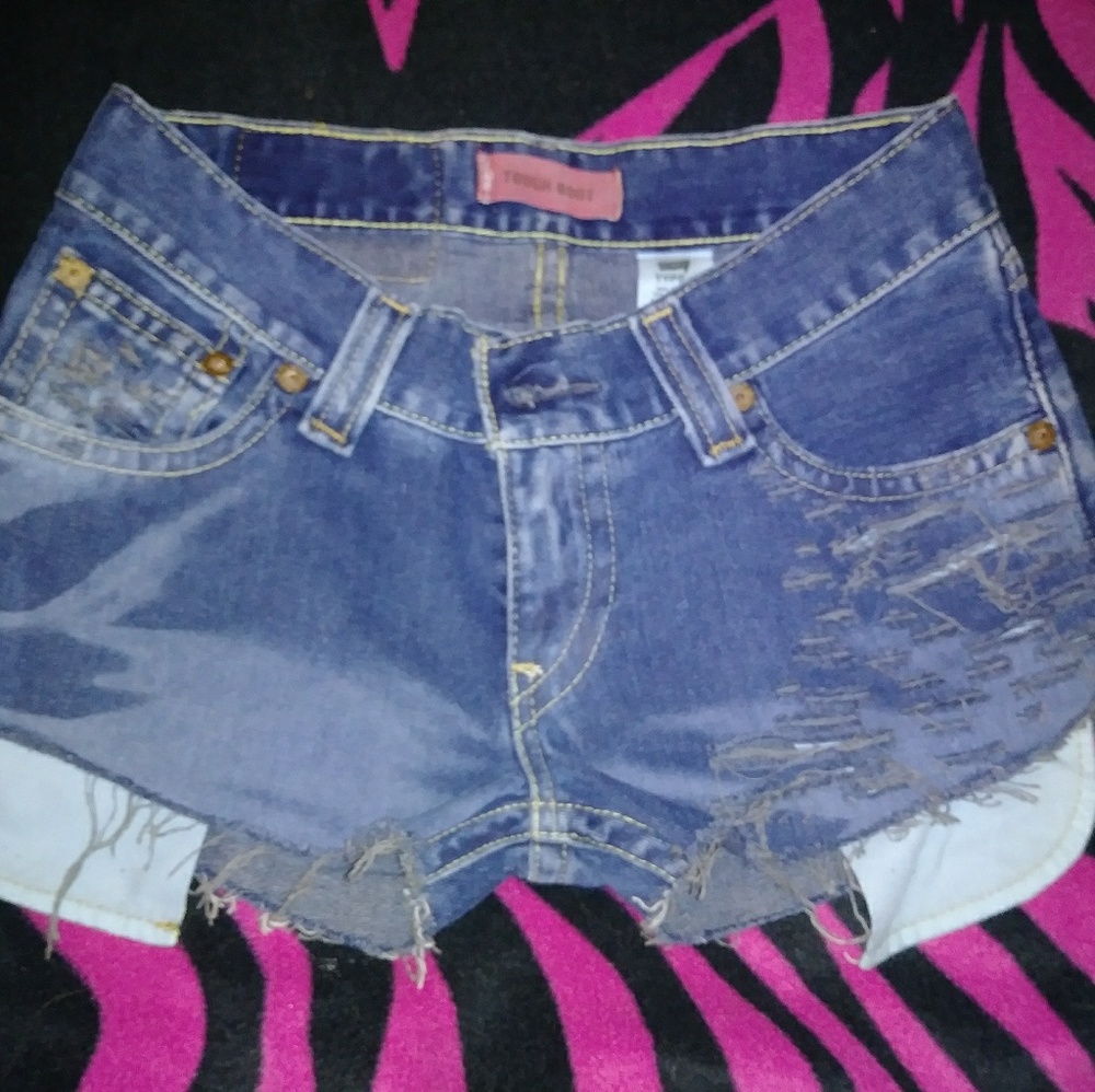 Levi's cut off jeans shorts size 28 repurposed